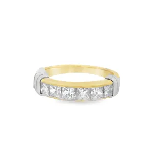 14K Two- Tone 0.50ct Diamond Women's Wedding Band