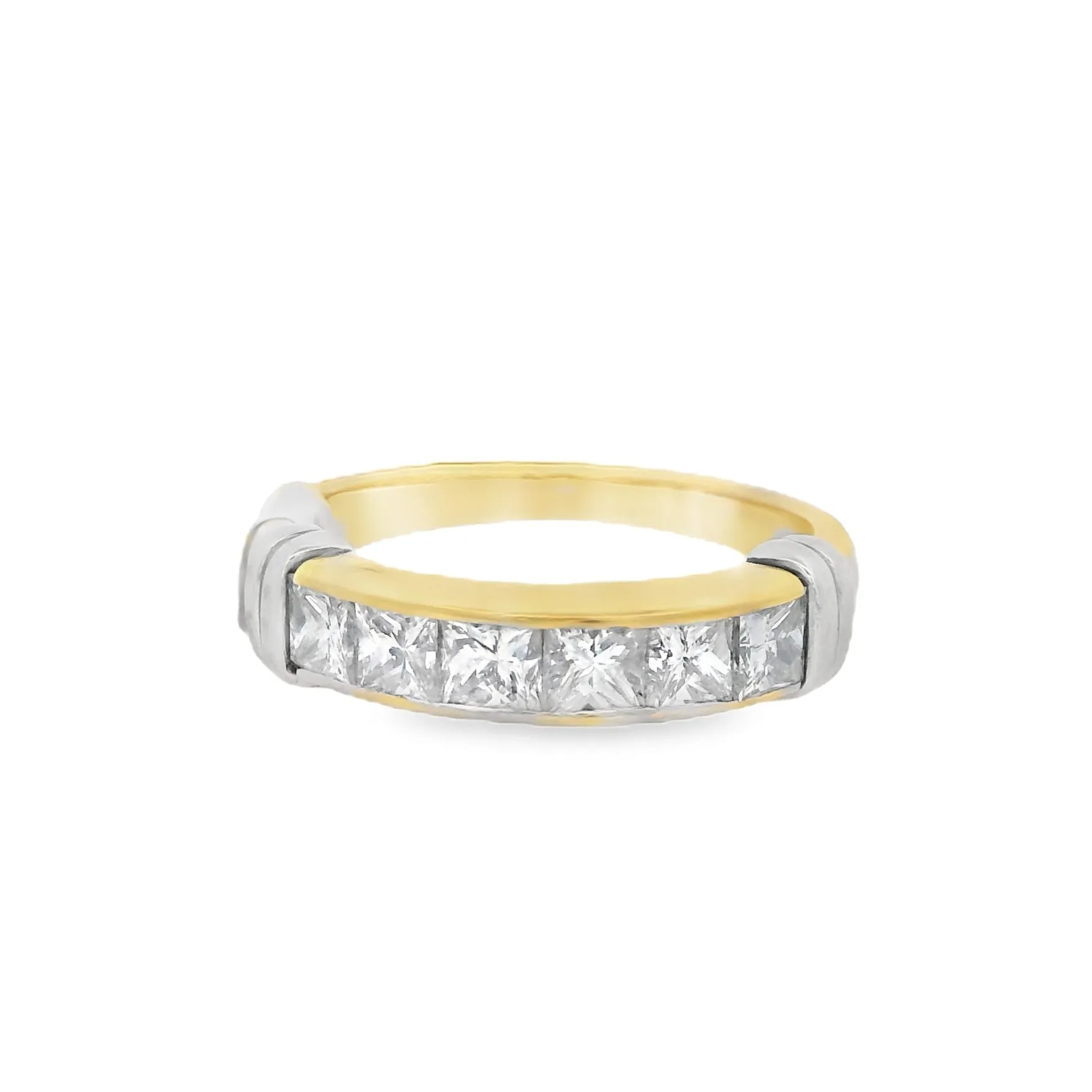 14K Two- Tone 0.50ct Diamond Women's Wedding Band