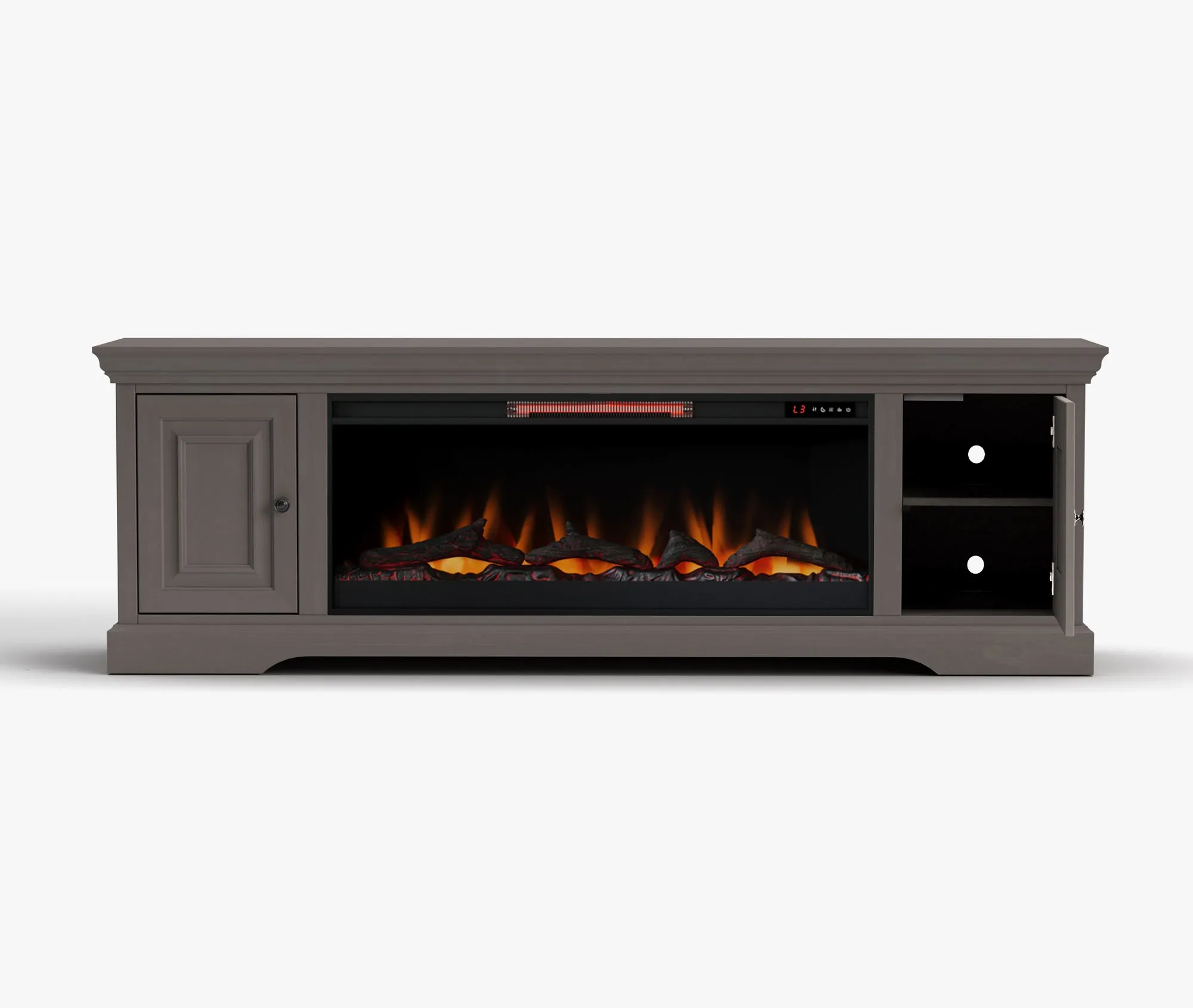 78" Charleston Fireplace TV Stand