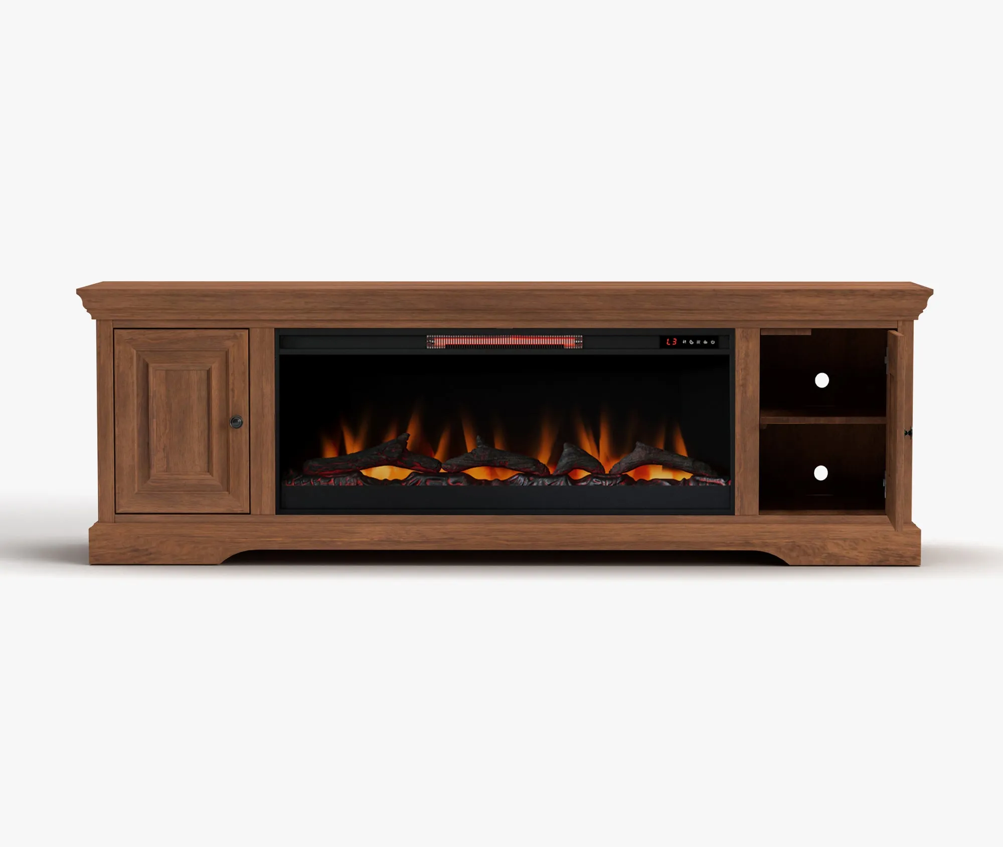 78" Charleston Fireplace TV Stand