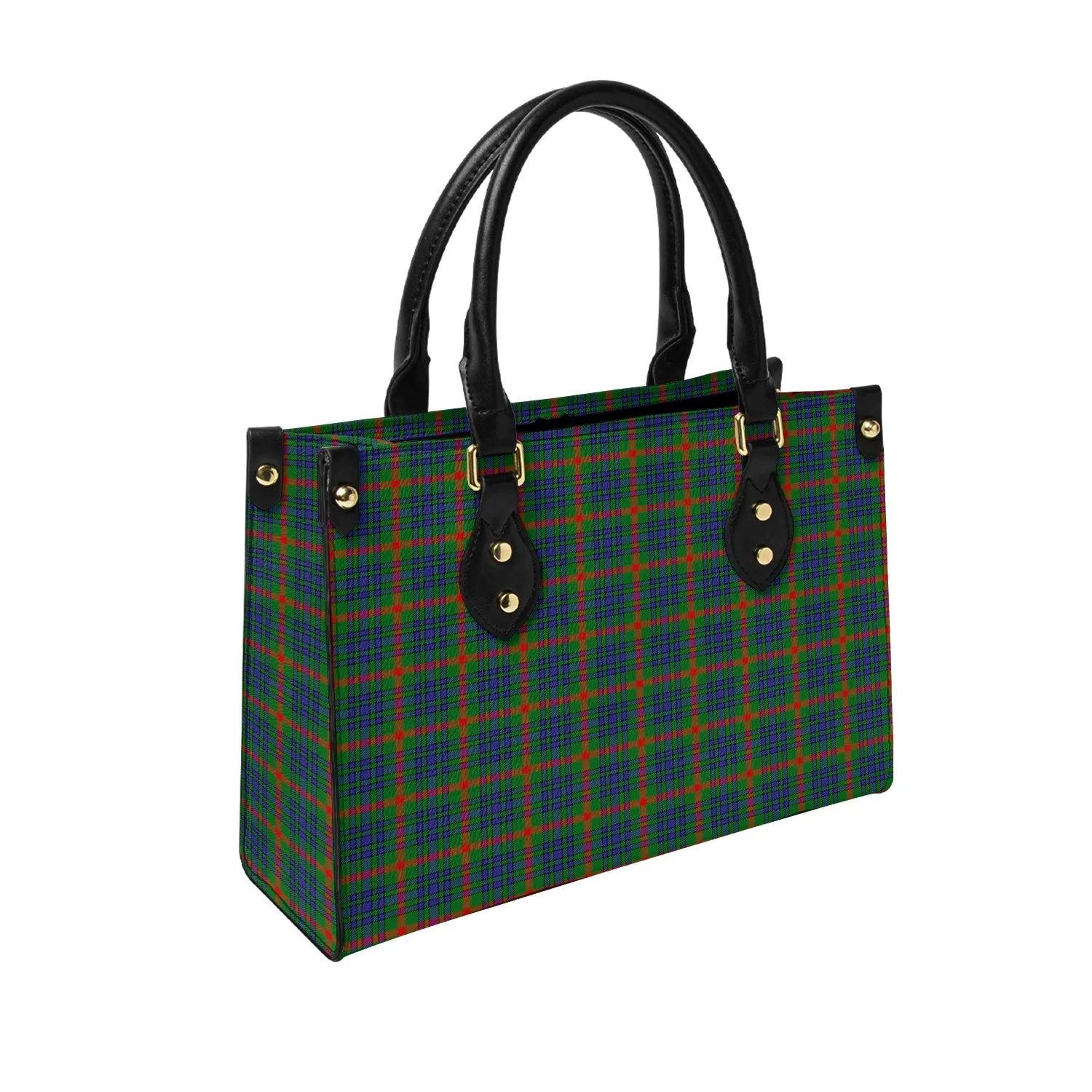 Aiton Tartan Leather Bag