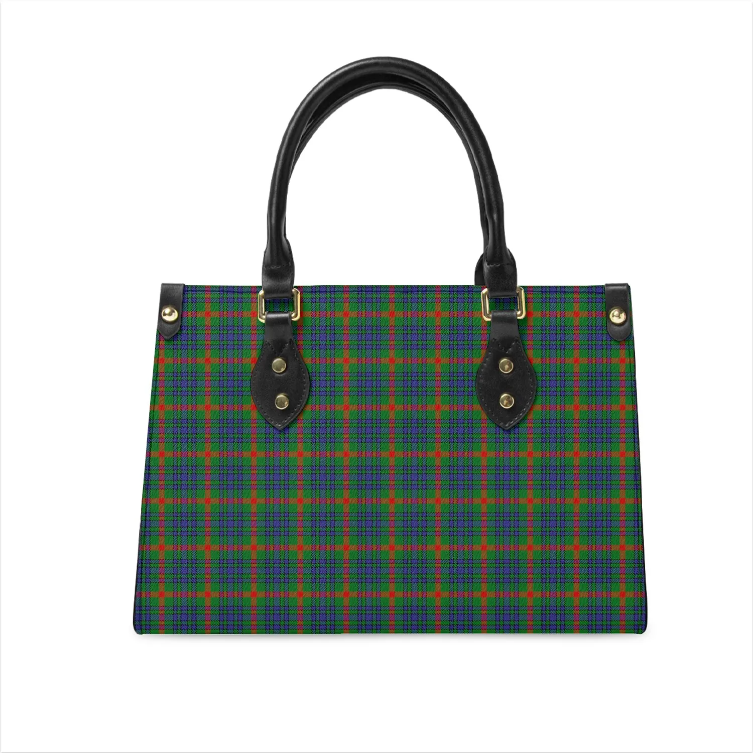 Aiton Tartan Leather Bag