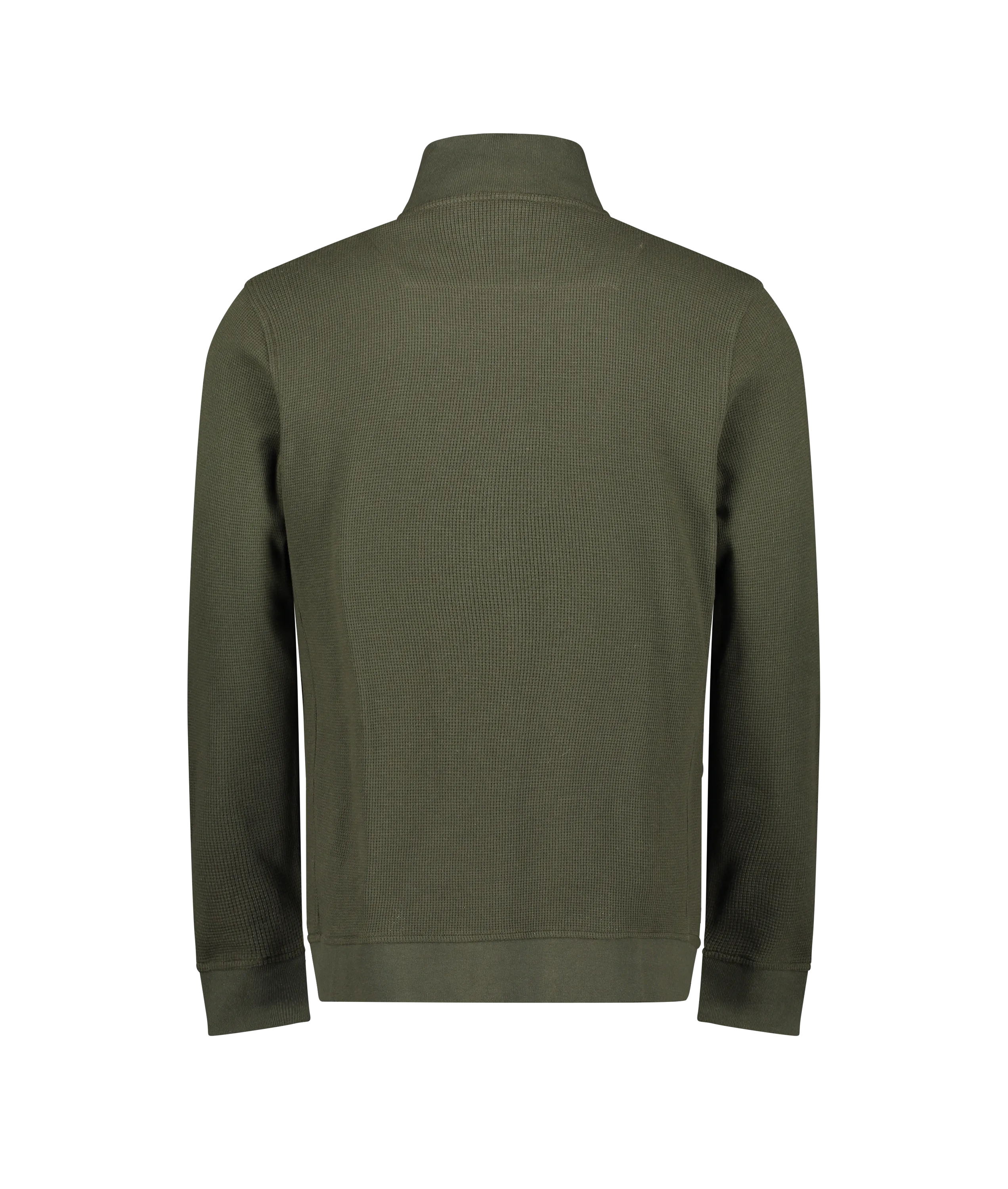 Amonwoods Waffle Zip Through Knit - Green