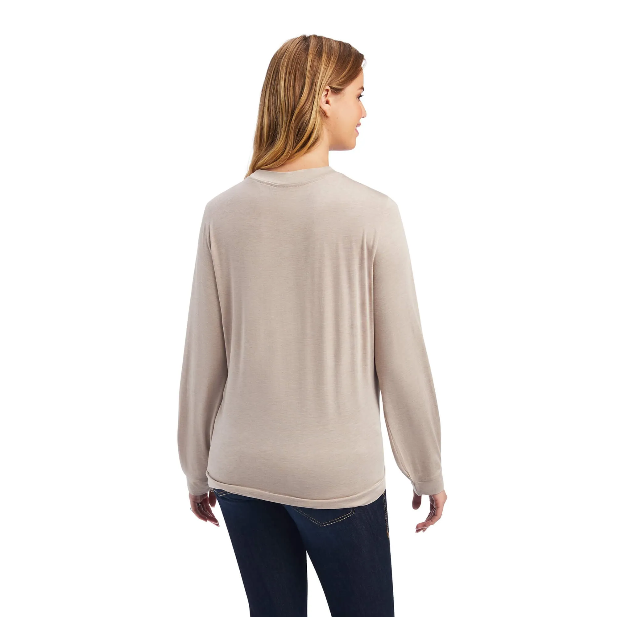 Ariat Women's Brown Roping Long Sleeve Top