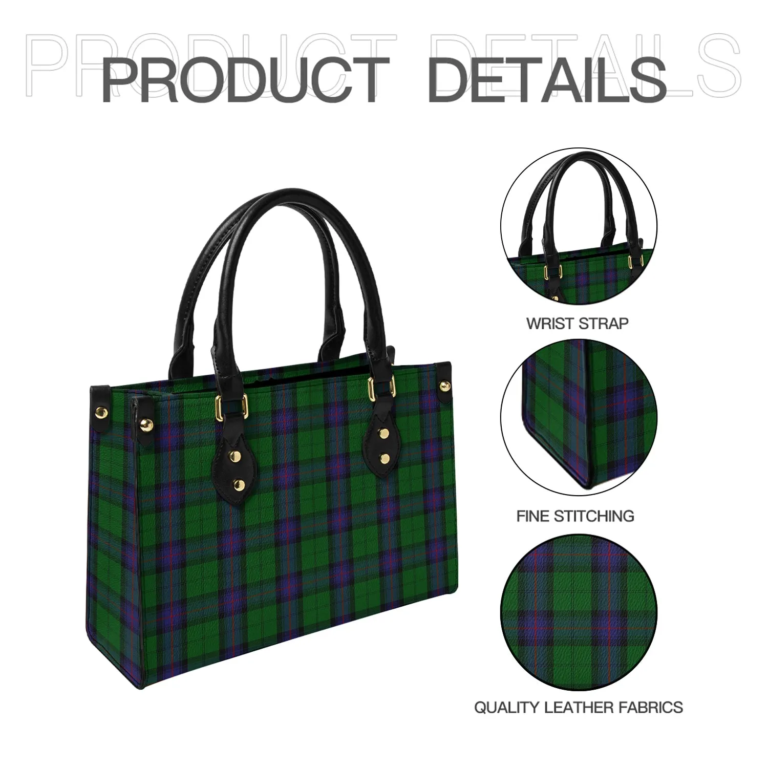 Armstrong Tartan Leather Bag