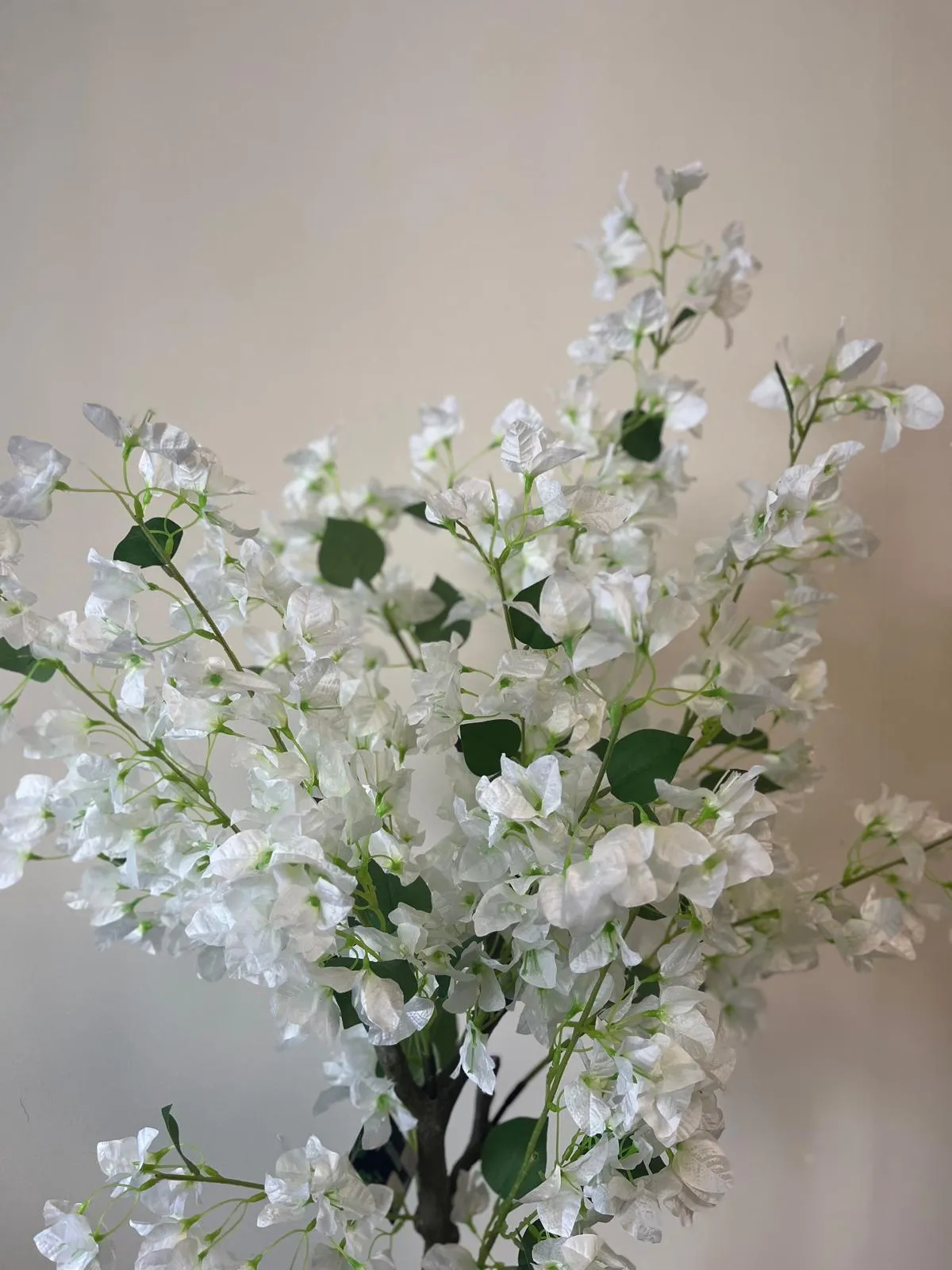 Artificial Bougainvillea tree (white) -5'