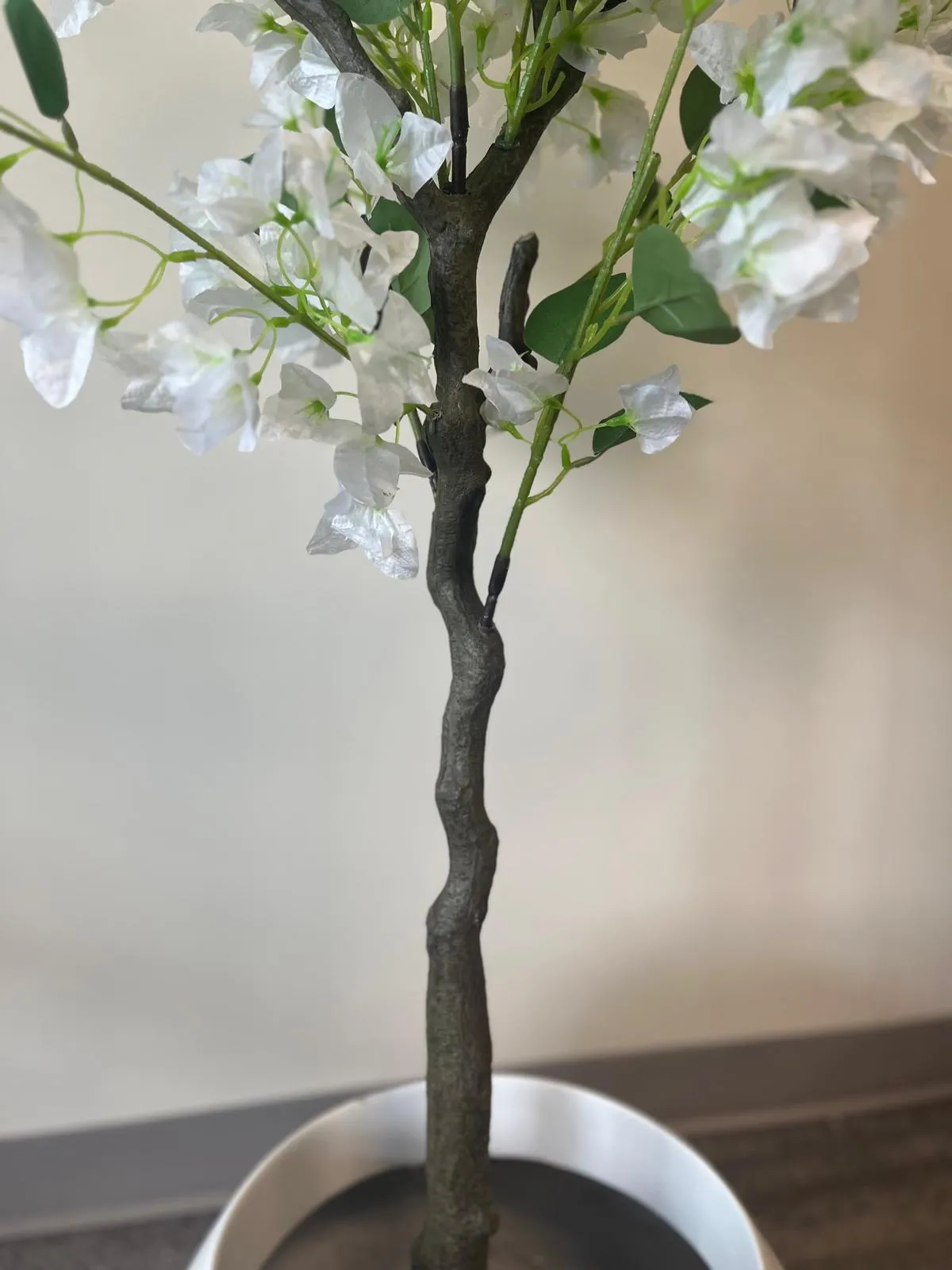 Artificial Bougainvillea tree (white) -5'