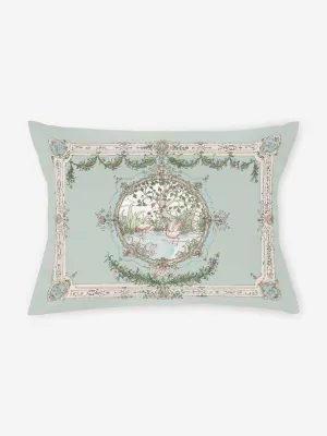 Atelier Choux Baby Tapestry Satin Pillow Cover in Green (40 cm x 30 cm)