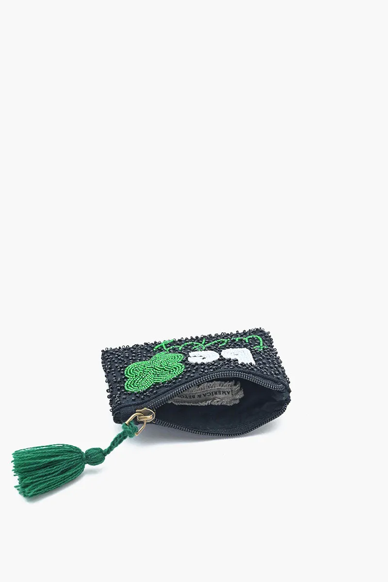 Be Lucky Shamrock Mini Pouch