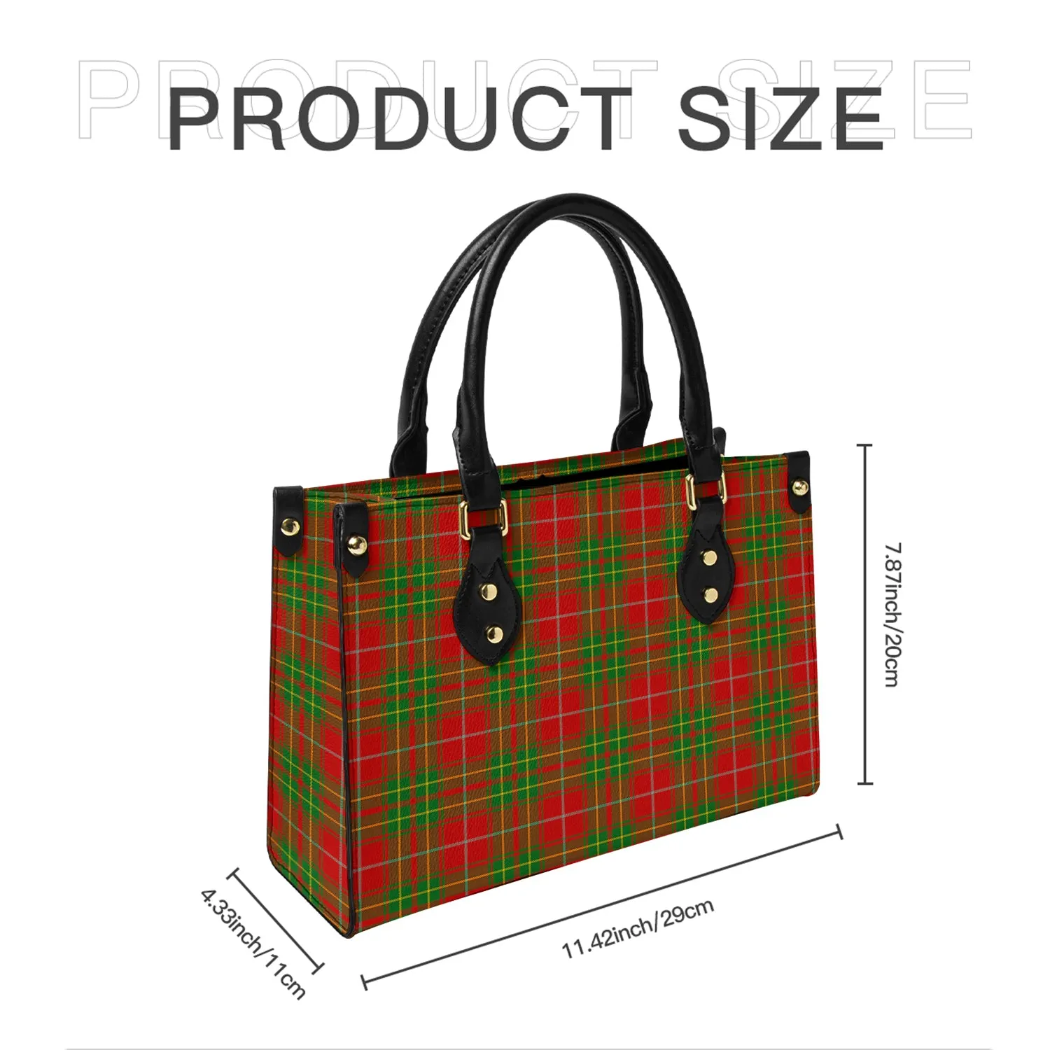 Burnett Tartan Leather Bag