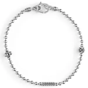 Caviar Icon Silver Caviar Beaded Bracelet