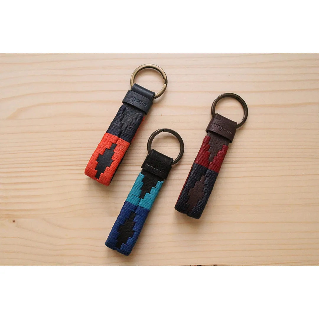 Charro Loop Keyring - Navy/Marcado by Pampeano