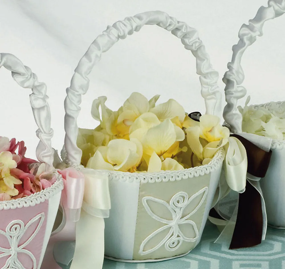 Contemporary Charm Flower Girl Basket