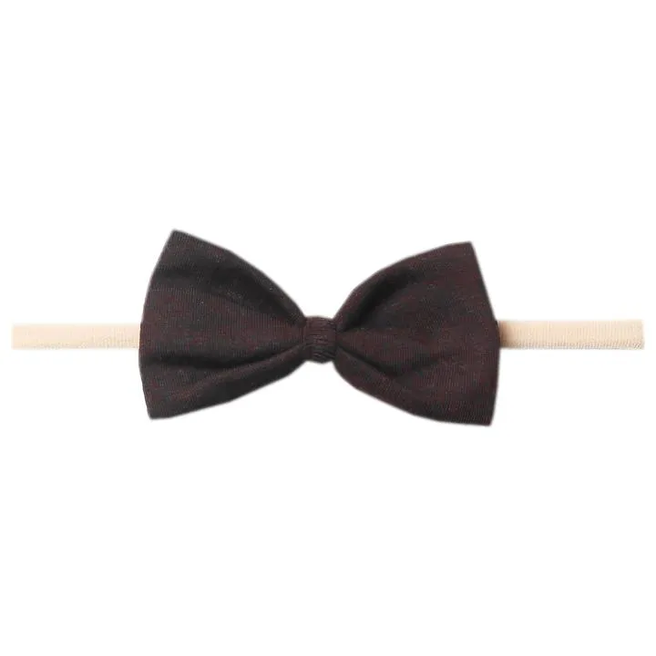 Copper Pearl Bowtie Nylon Bow ~ Moose