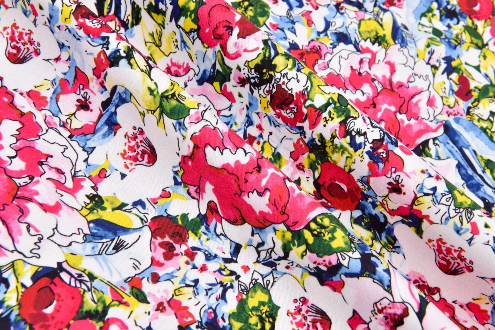 Cotton Stretch Print Fabric