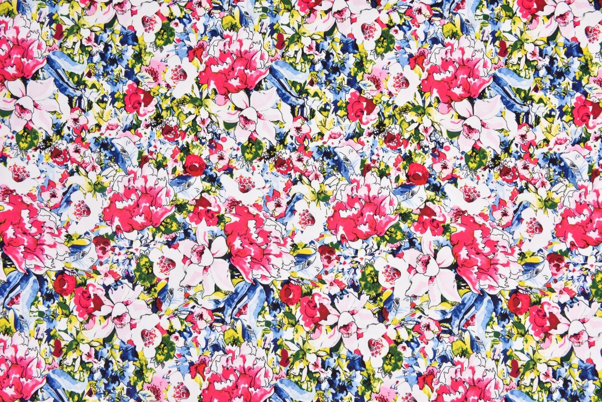 Cotton Stretch Print Fabric