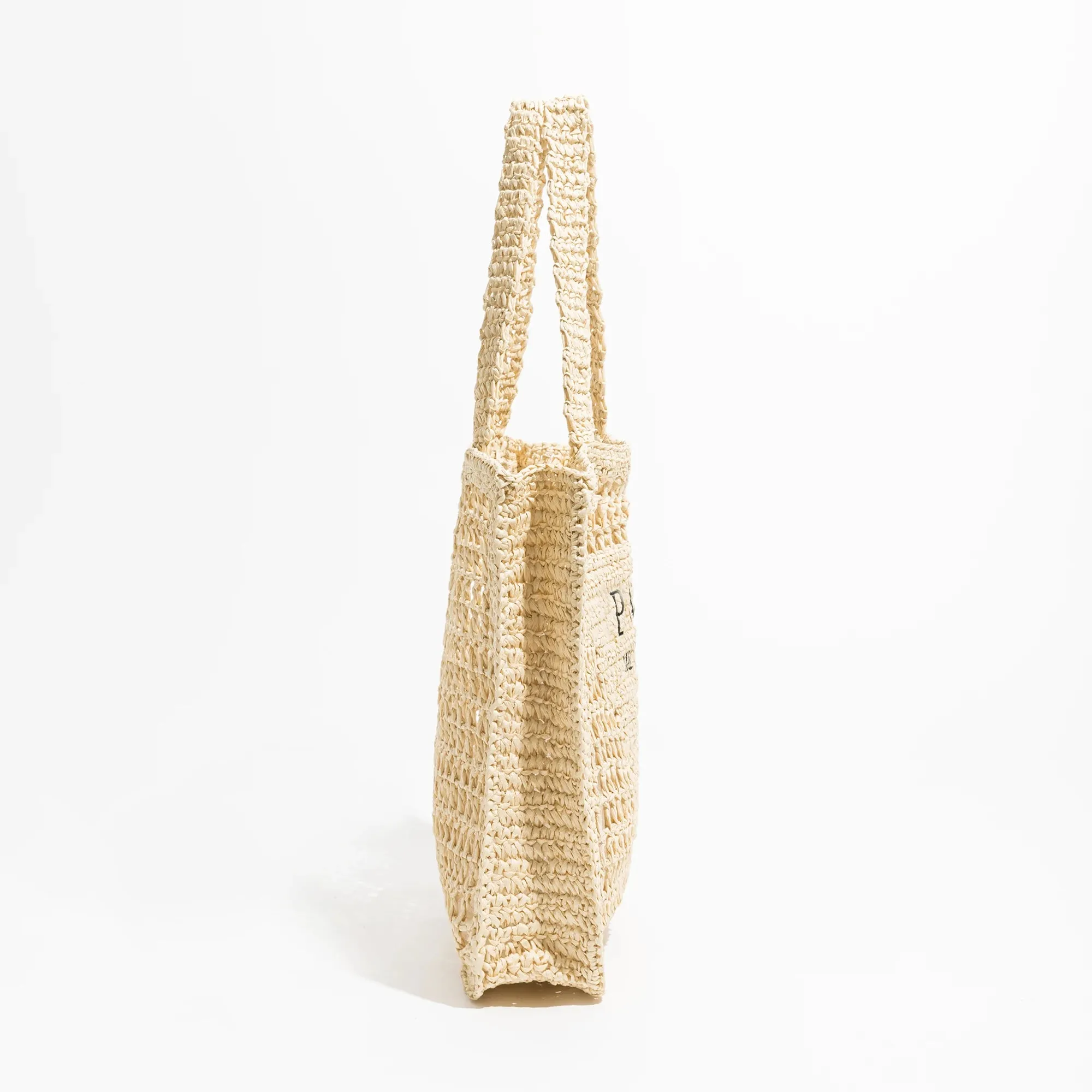 Crotchet Straw Shopping/Beach Bag