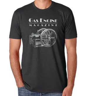 GAS ENGINE MAGAZINE CHARCOAL GREY T-SHIRT