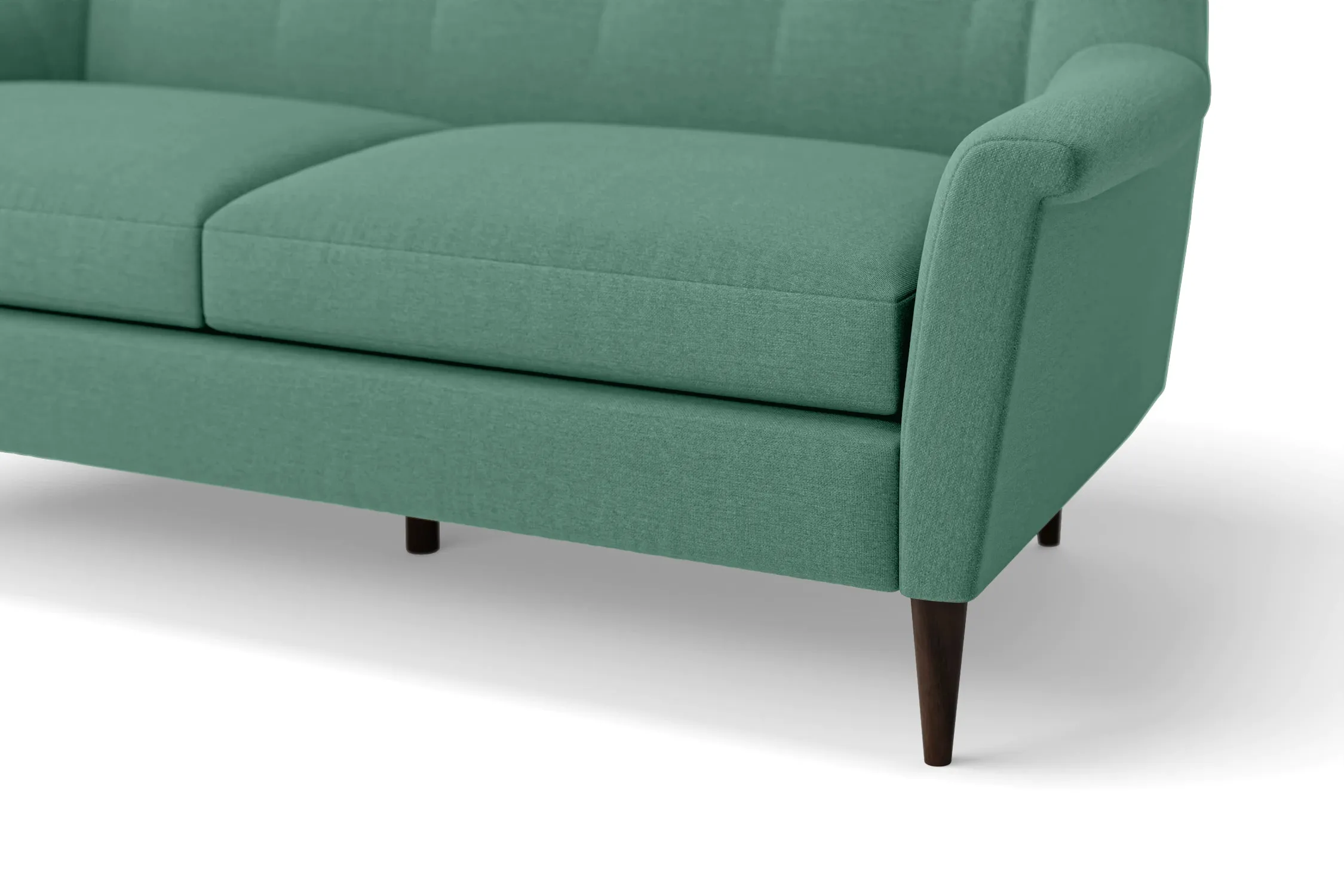 Giovanni 3 Seater Sofa Mint Green Linen Fabric