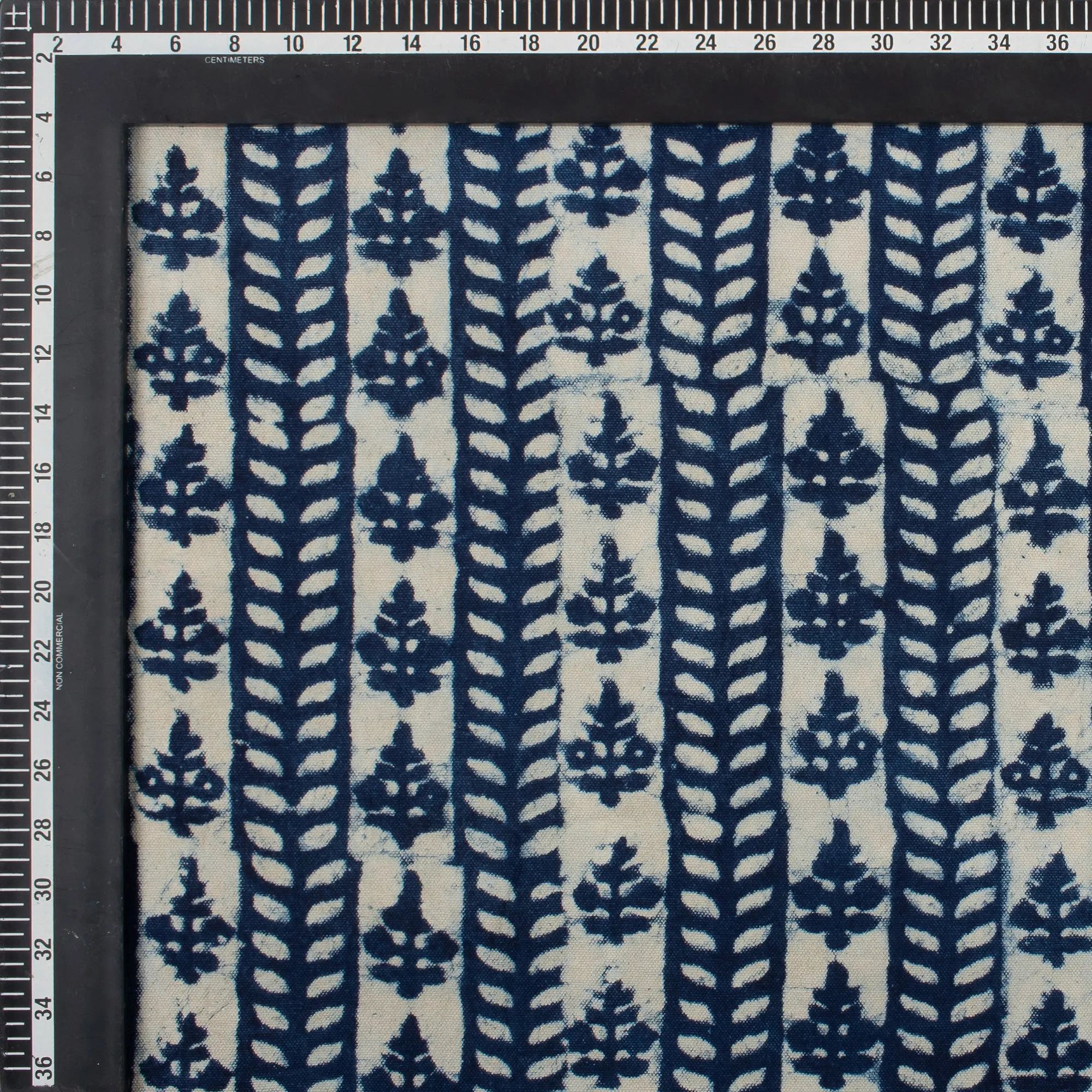 Hand Block Printed Indigo Apostate Canvas Cloth Fabric