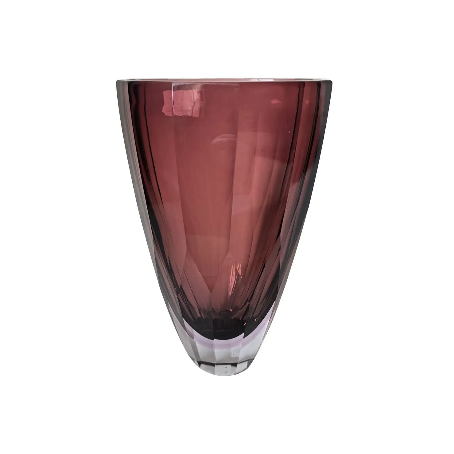 Heavy Glass Vase-Centerpiece-Quiet Luxury-Gift-Modern Design-Minimal