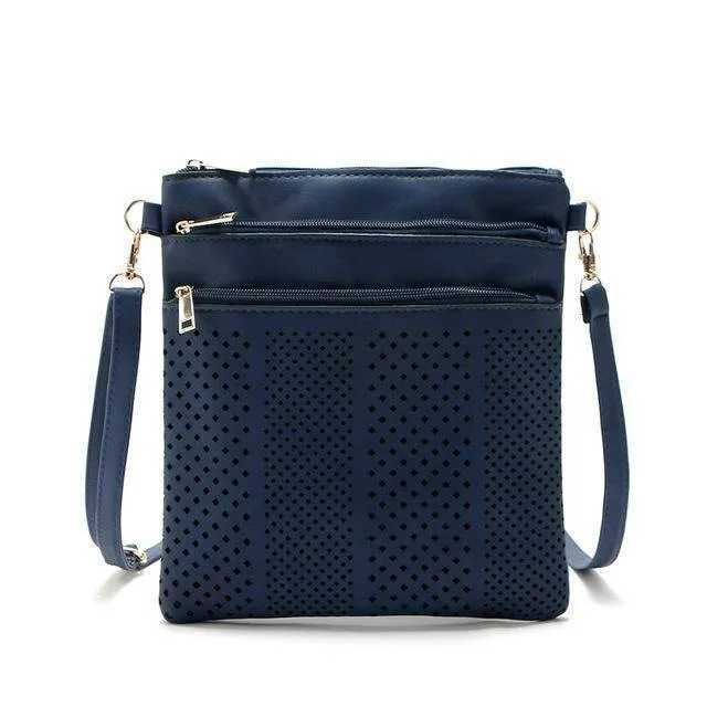 Hollow out shoulder, cross body bag