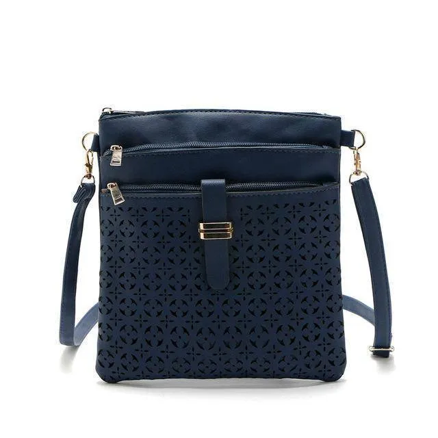 Hollow out shoulder, cross body bag