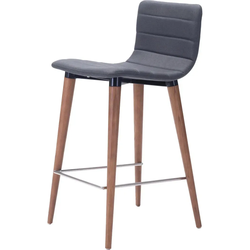 Jericho Counter Chair (Set of 2) Gray