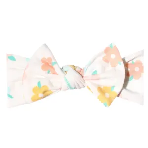 Knit Headband Bow - Daisy