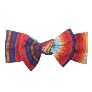 Knit Headband Bow - Serape