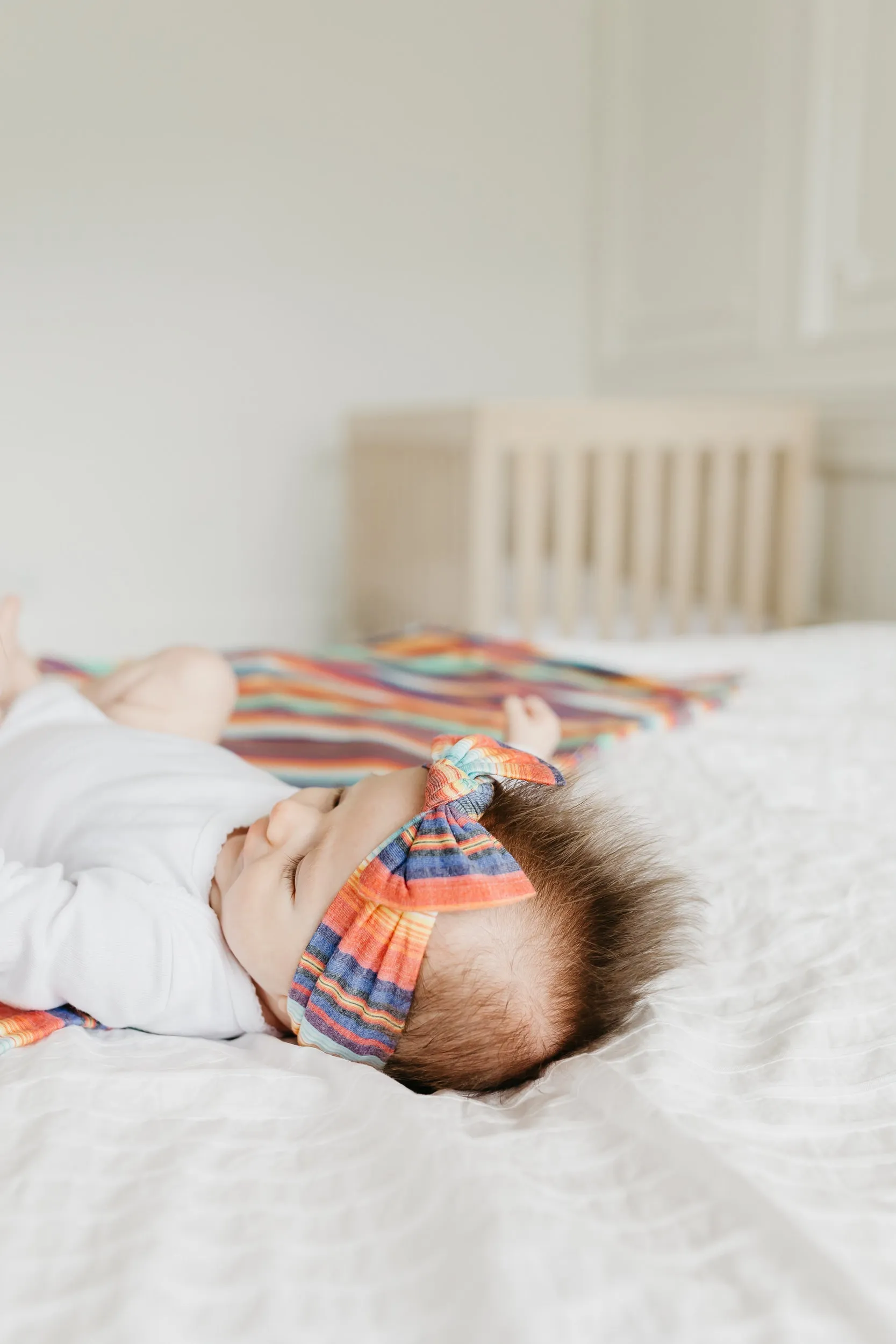 Knit Headband Bow - Serape