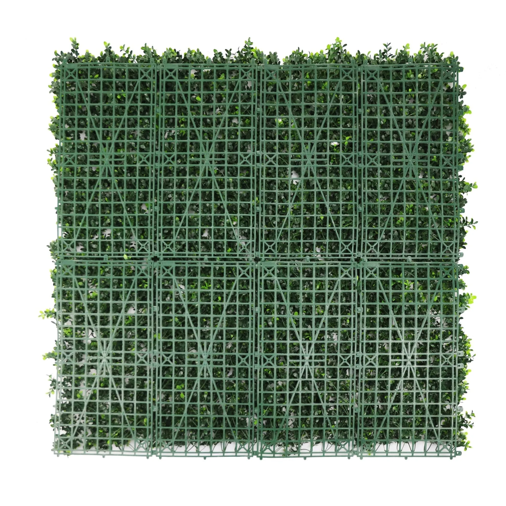 Luxury Flowering Artificial Buxus Hedge Panel UV Resistant 1m X 1m