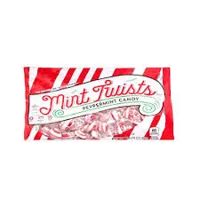 Mint Twists Red and White Peg Bag 16oz