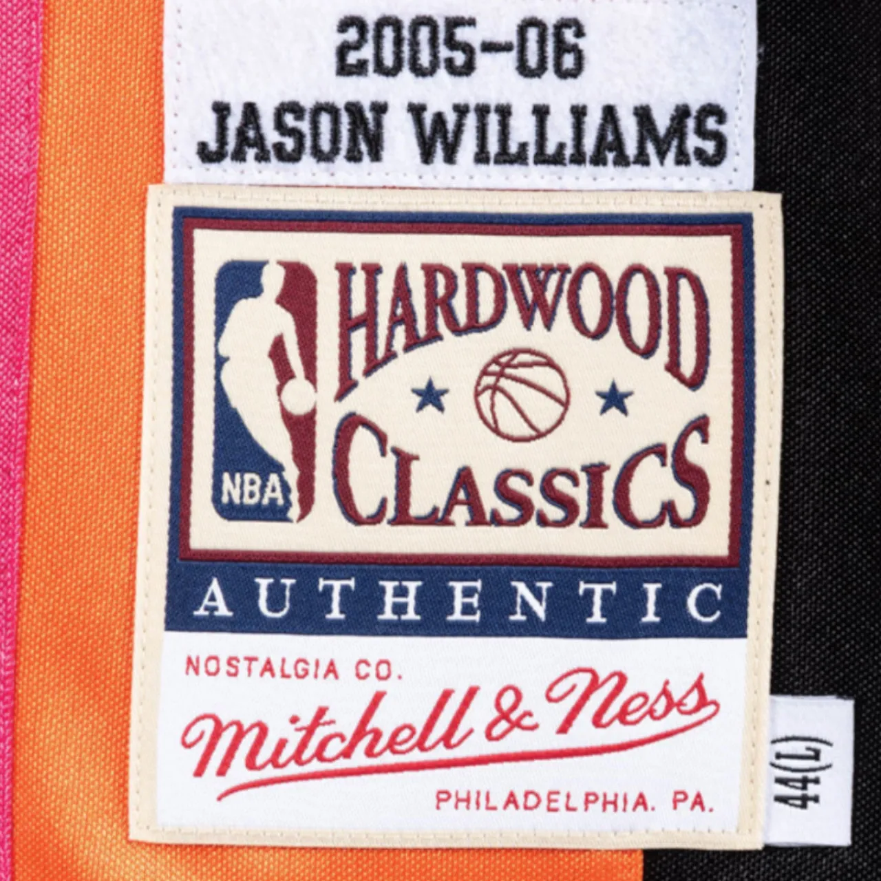 Mitchell and Ness Jason Williams Miami Heat 2005-2006 Hardwood Classic Authentic Jersey - Black