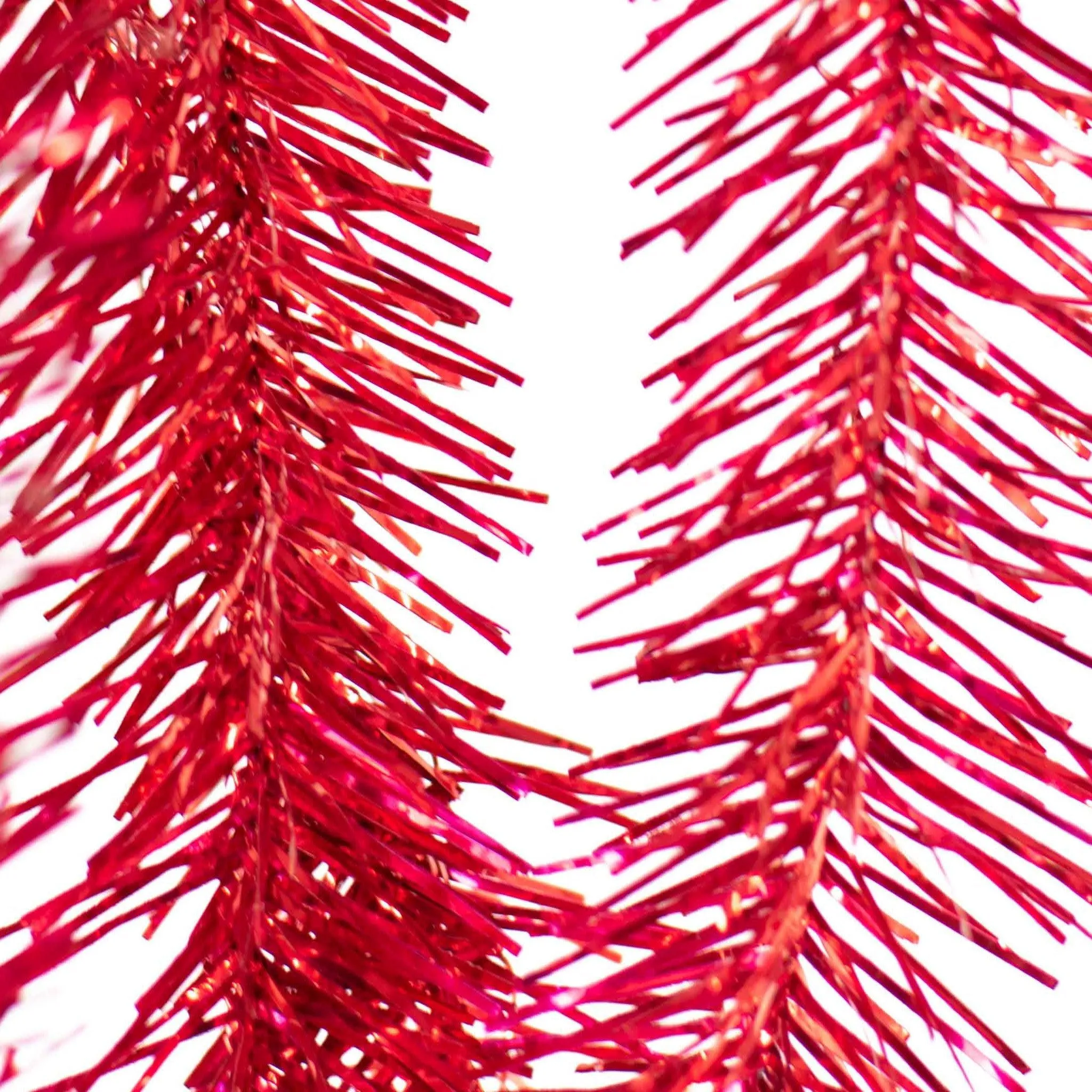 Red Tinsel Garland