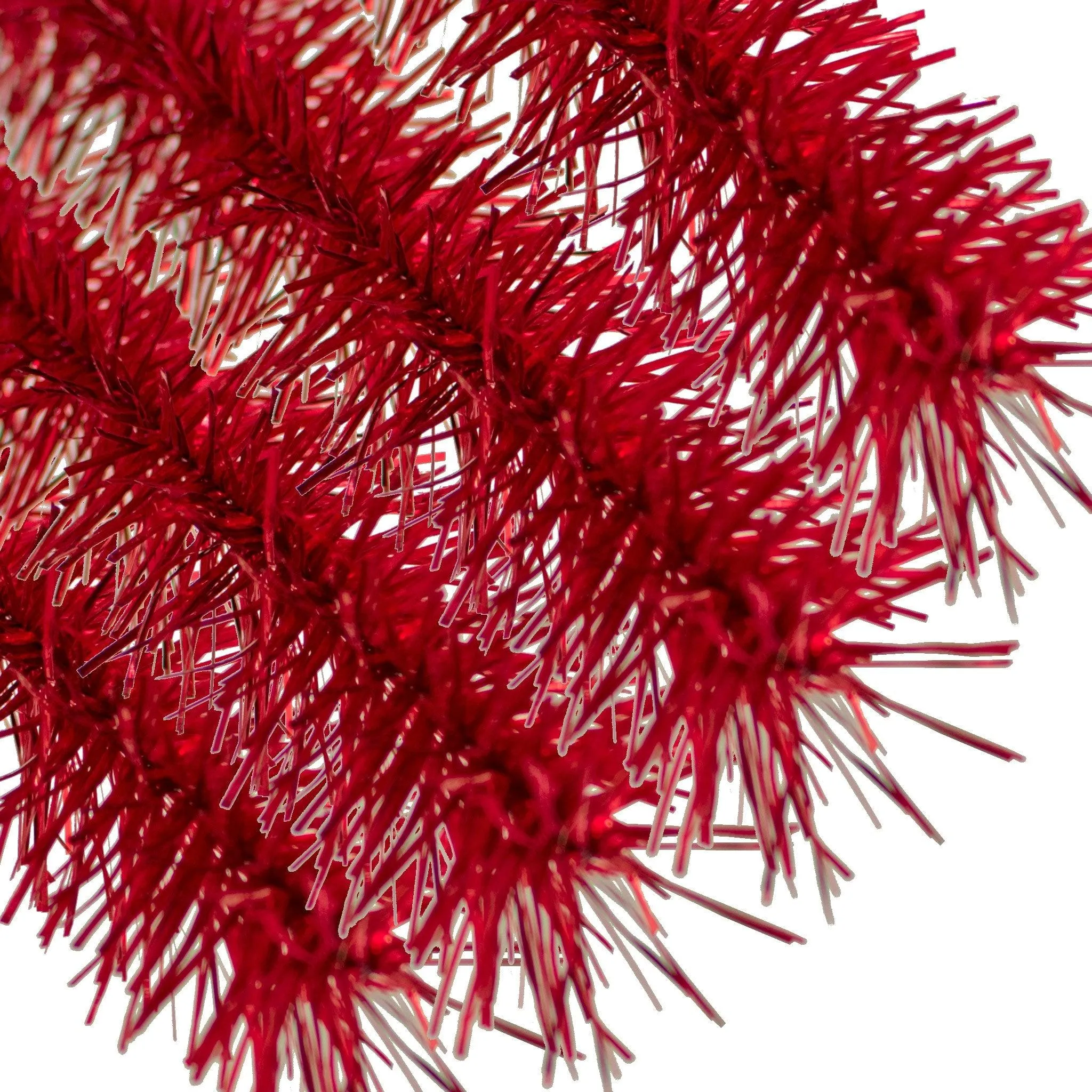 Red Tinsel Garland