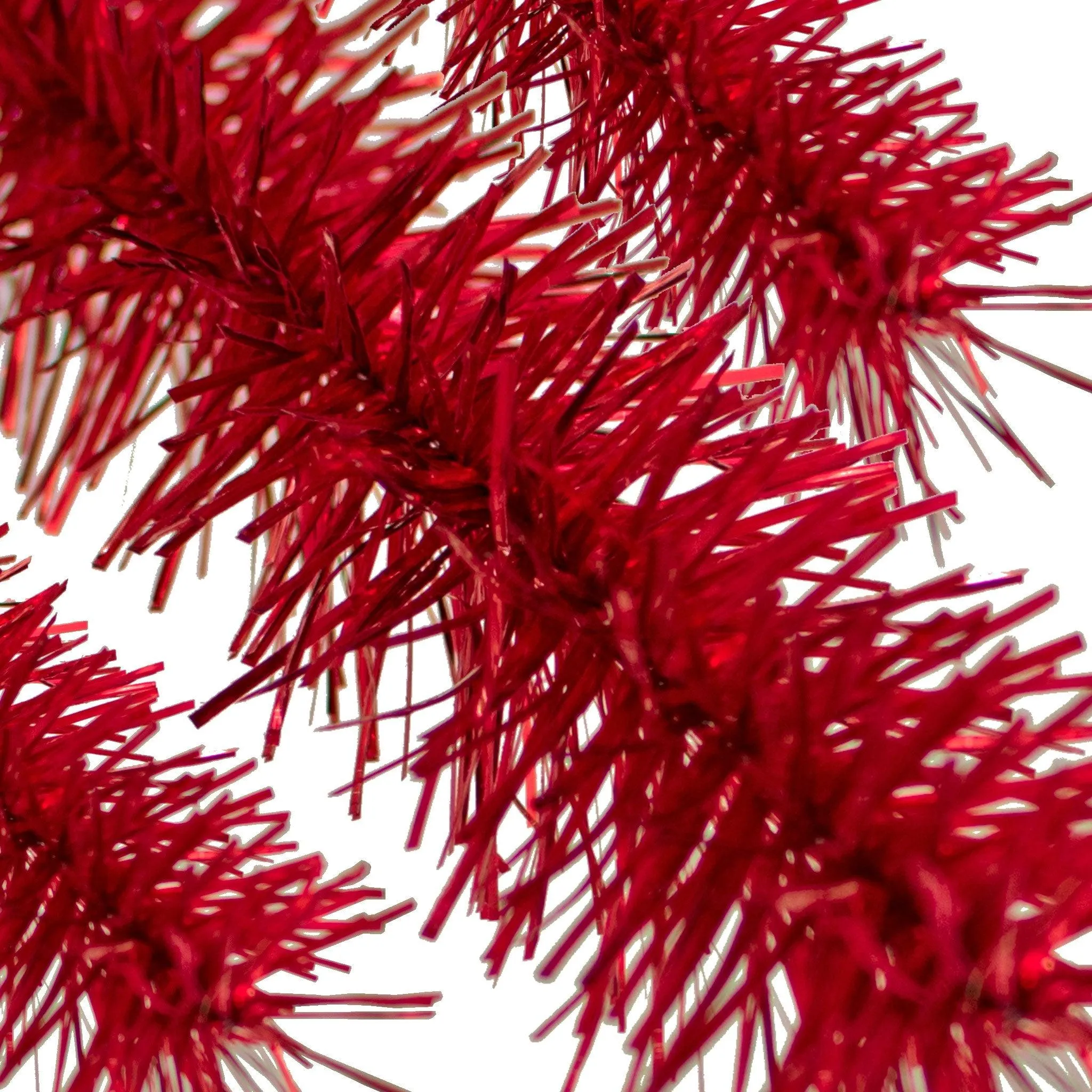 Red Tinsel Garland