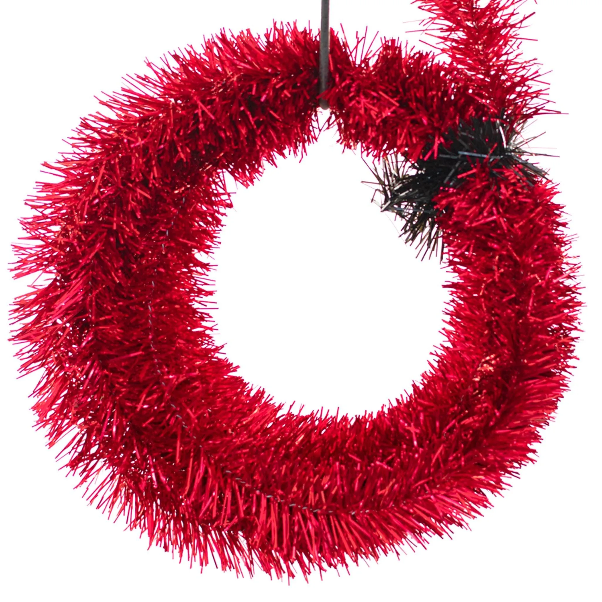 Red Tinsel Garland