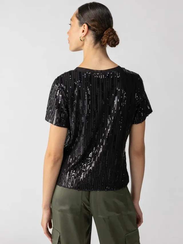 {Sanctuary} Sequin Perfect Tee