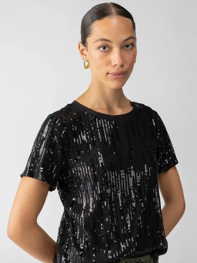 {Sanctuary} Sequin Perfect Tee