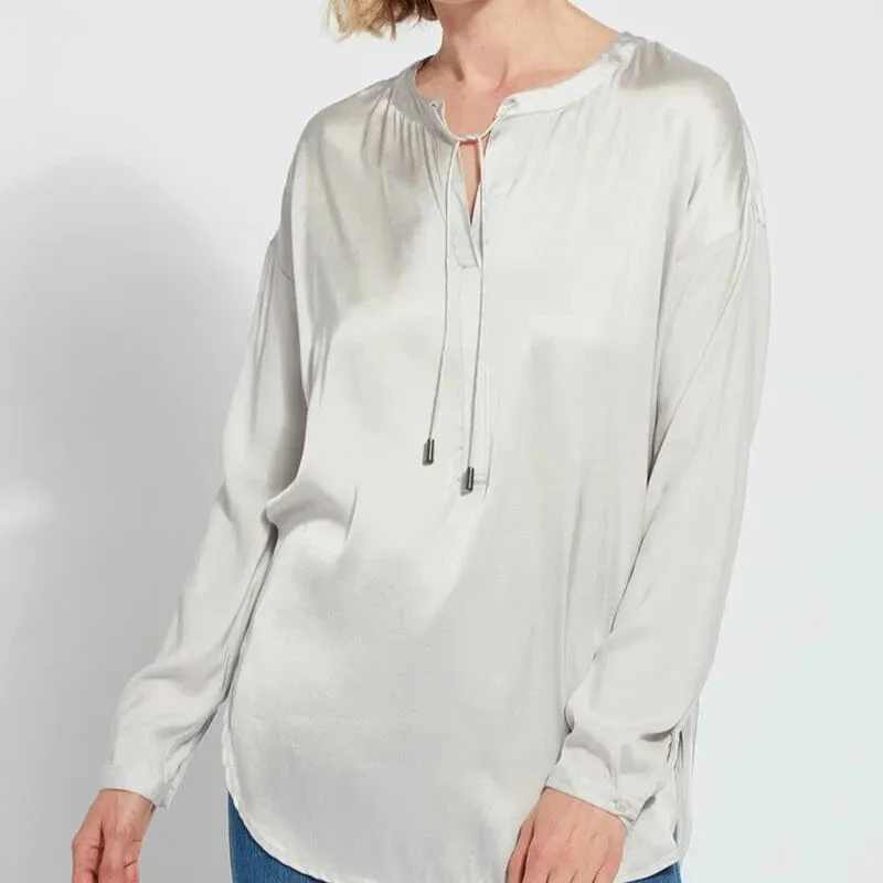 Satin Pullover Top