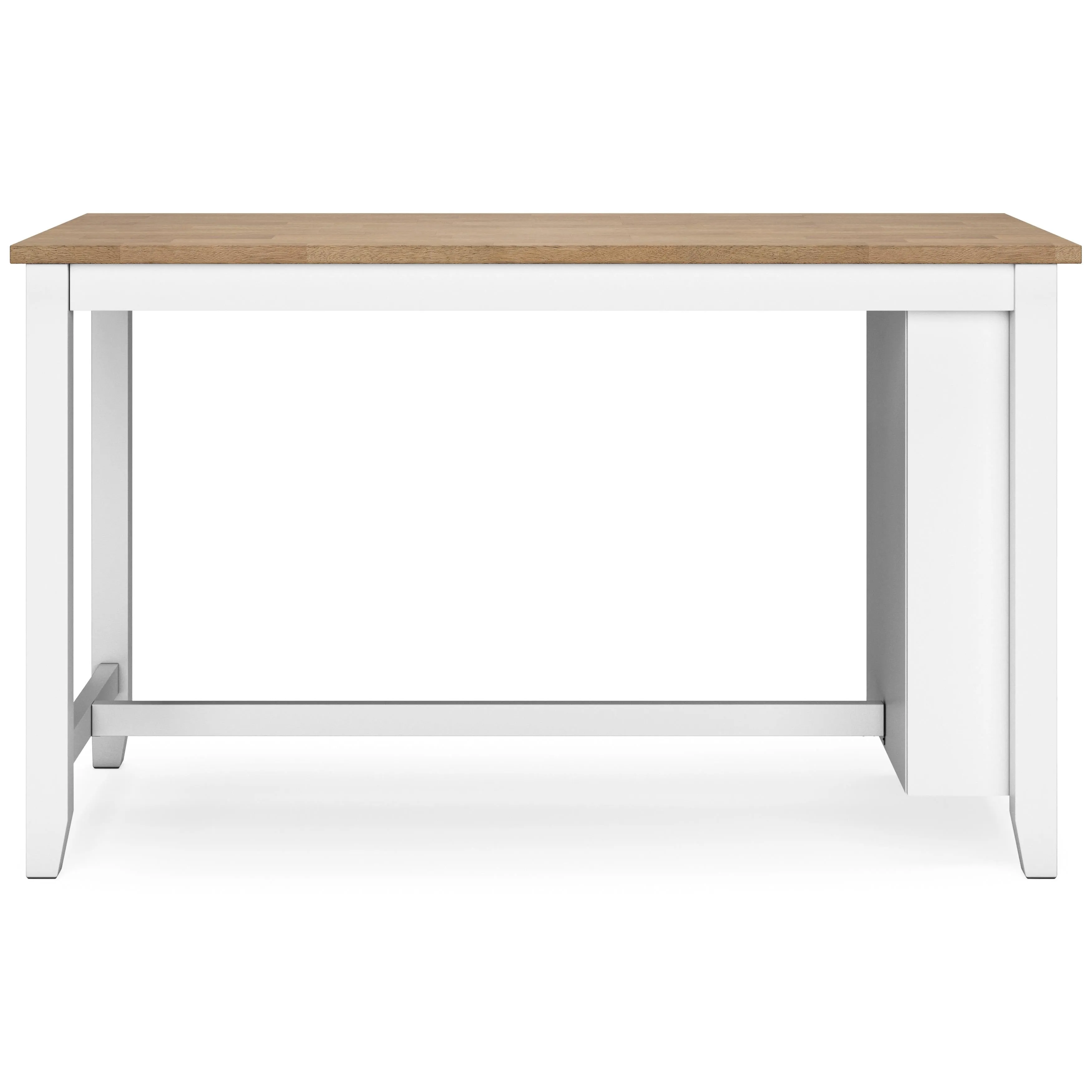 Signature Design by Ashley Gesthaven Counter Height Dining Table with Trestle Base D398-13