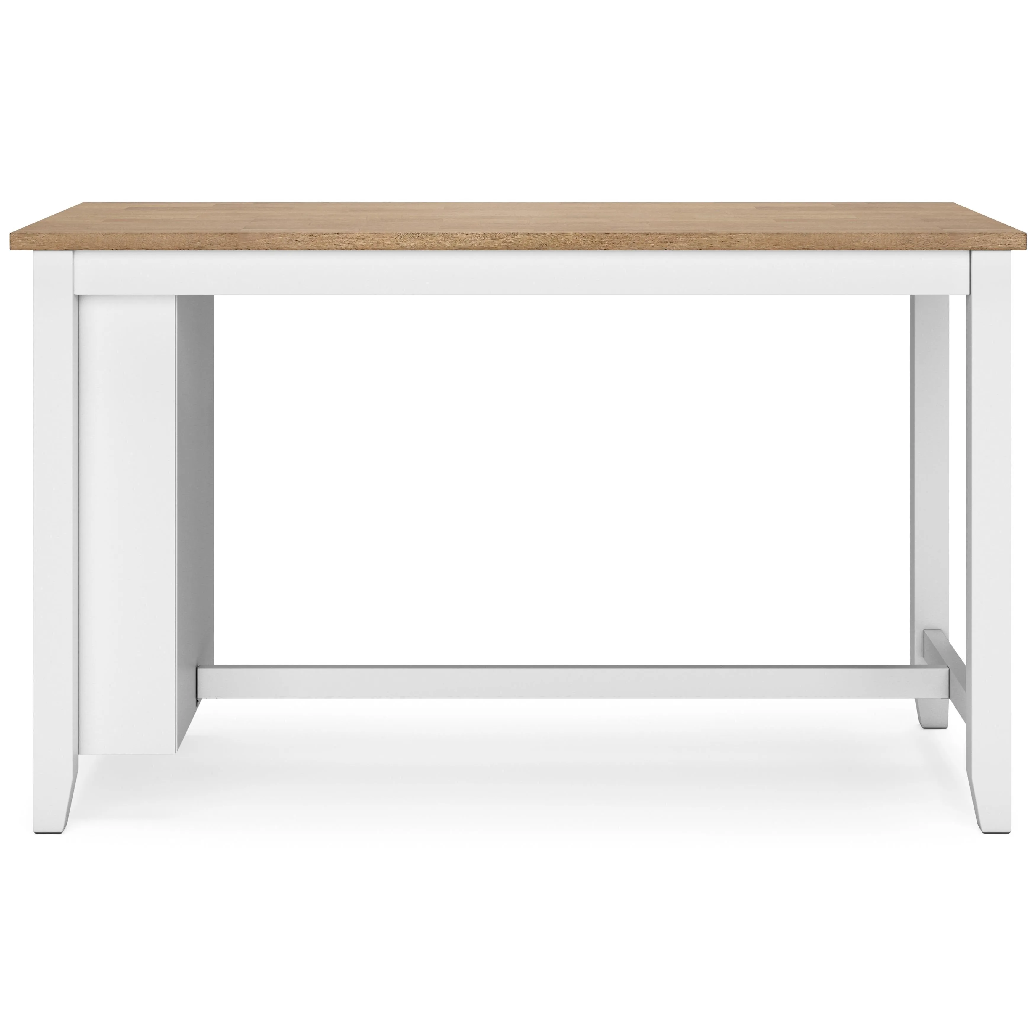 Signature Design by Ashley Gesthaven Counter Height Dining Table with Trestle Base D398-13