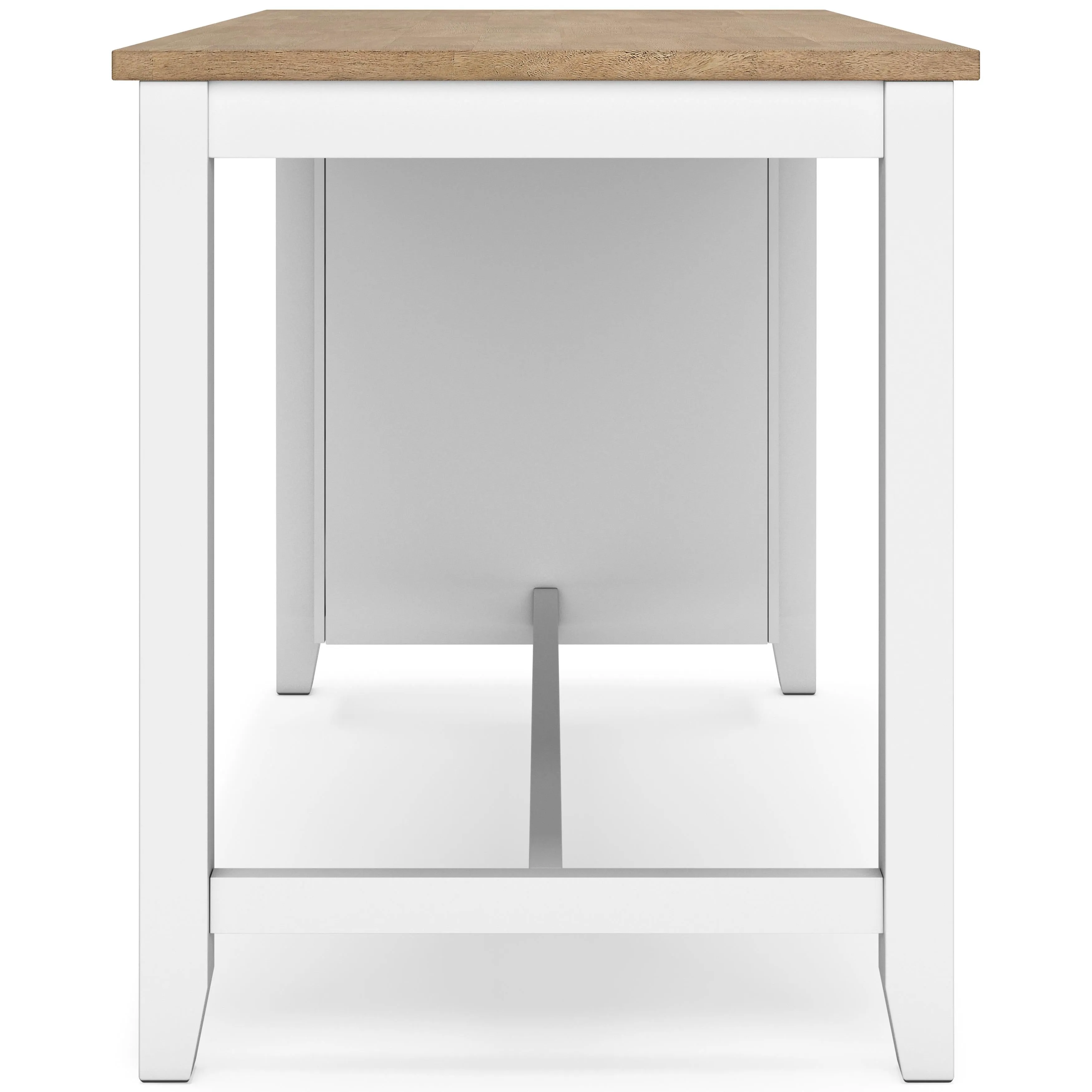 Signature Design by Ashley Gesthaven Counter Height Dining Table with Trestle Base D398-13