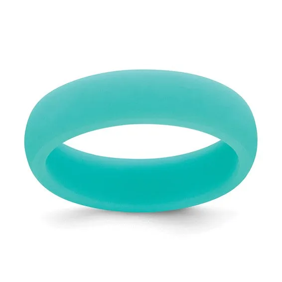 Silicone Coral 5.7mm Domed Band