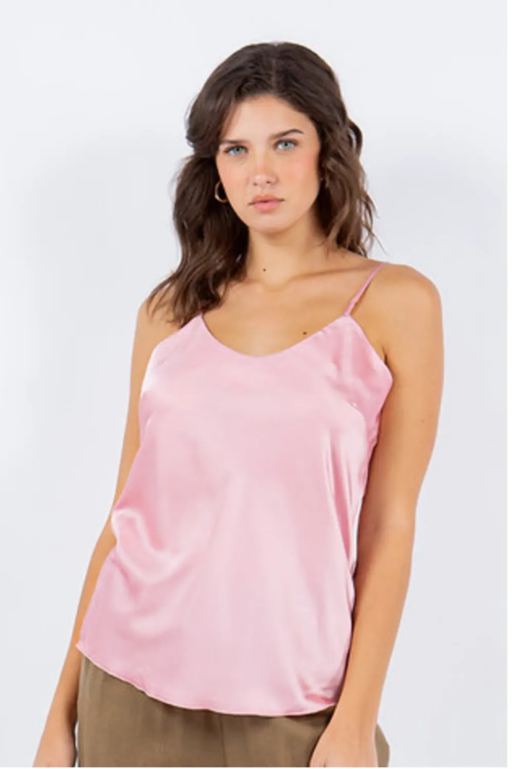 Solid Charmeuse Camisole