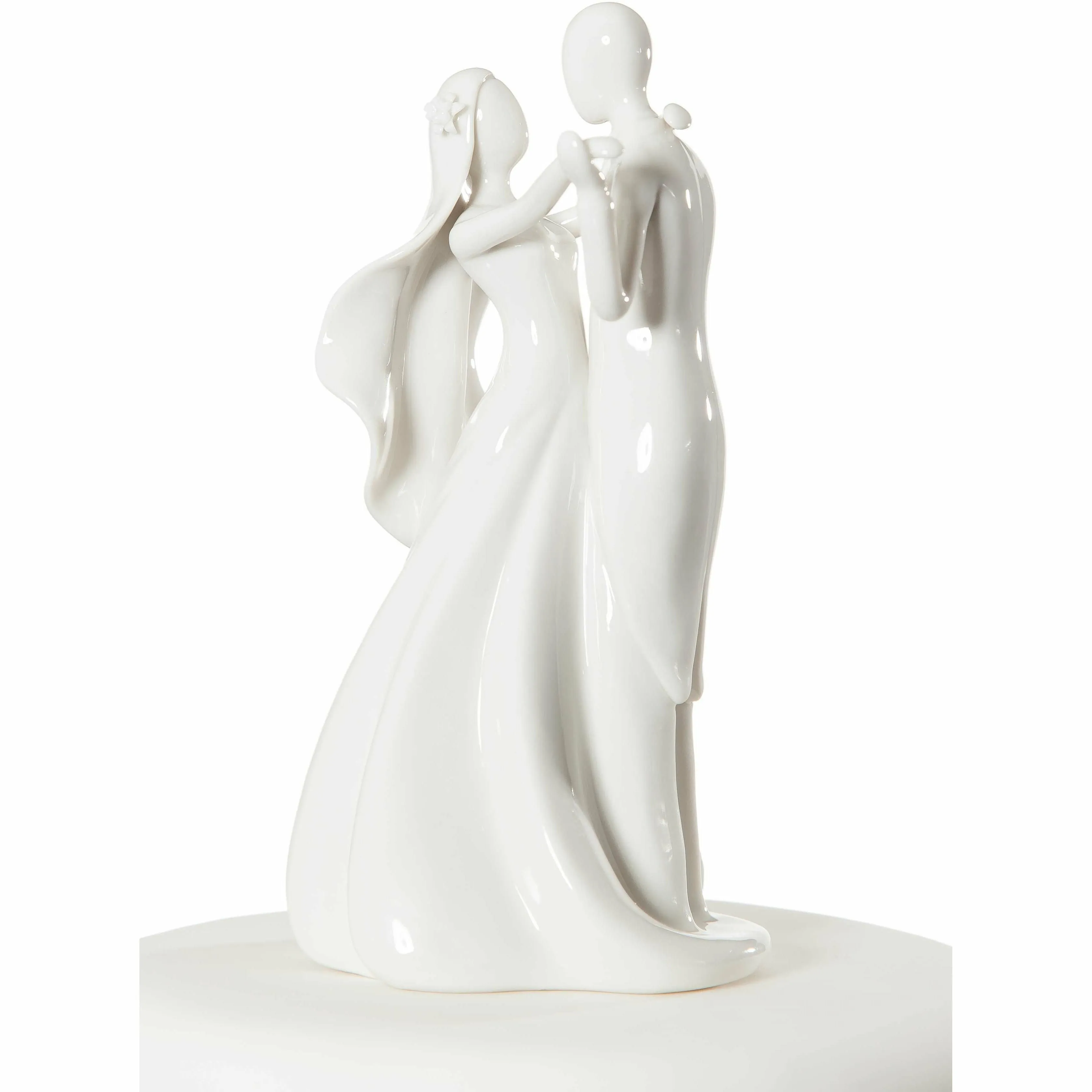 Stylized Bride and Groom Figurine