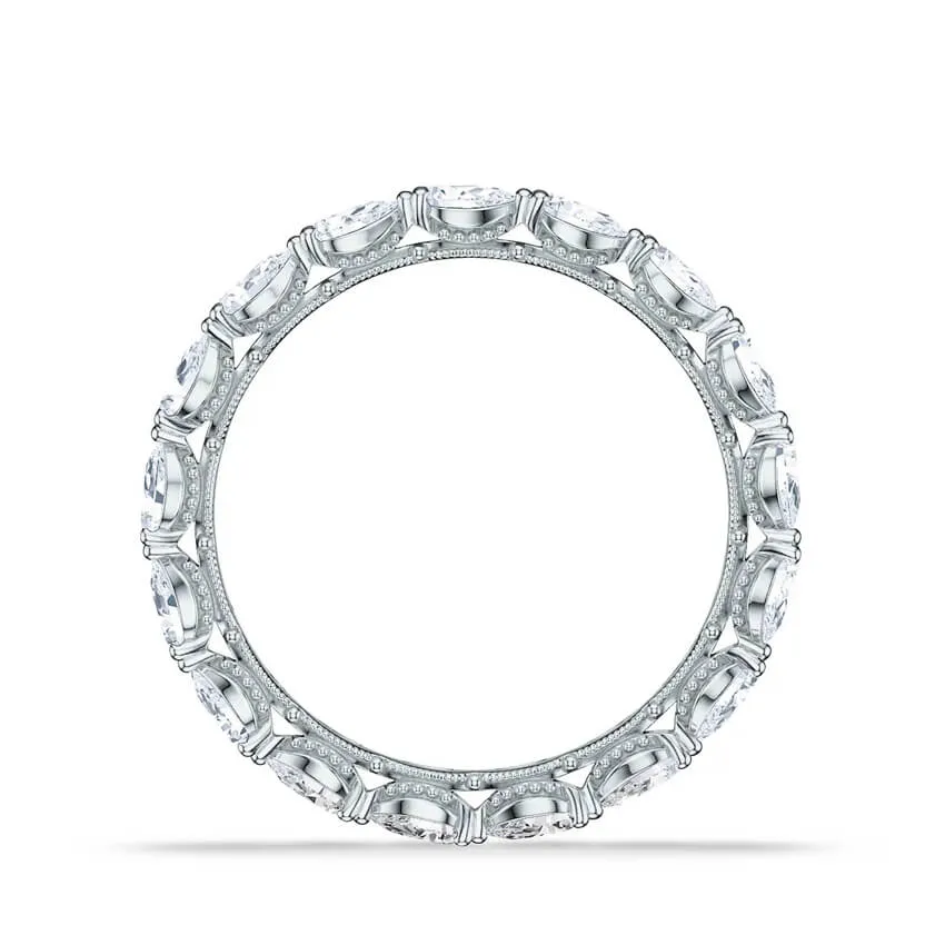 Tacori Platinum Pear Wedding Band 2687BET