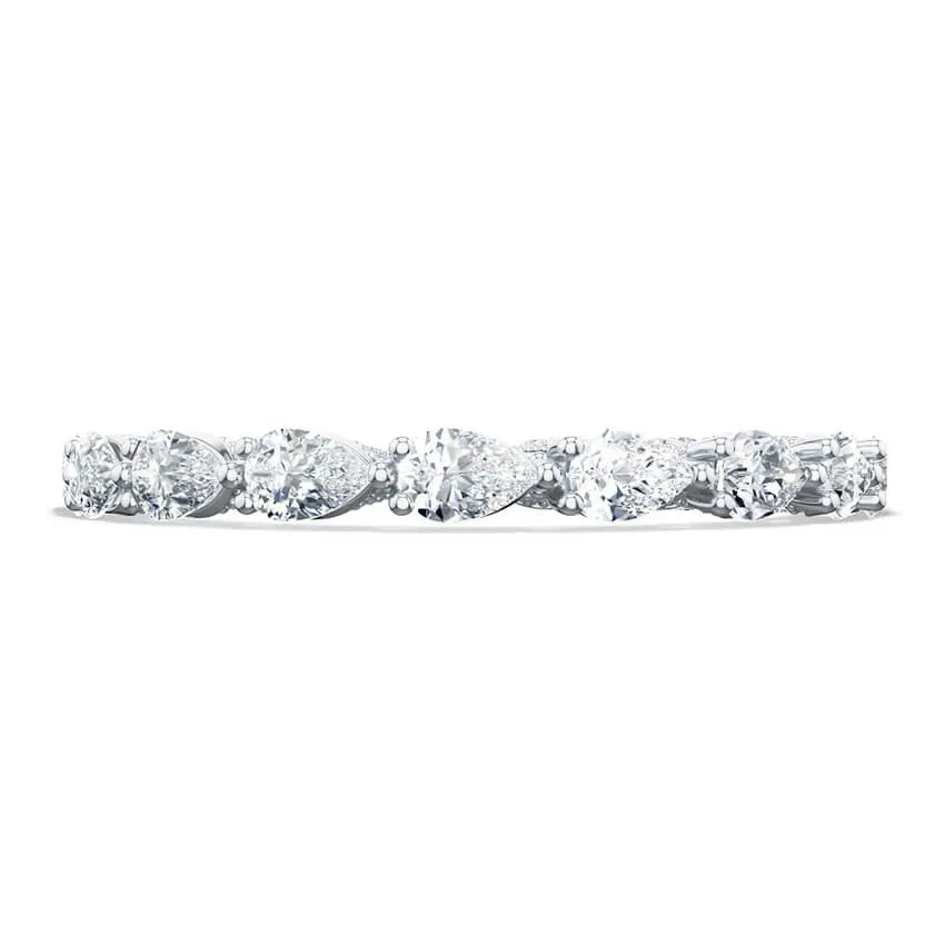 Tacori Platinum Pear Wedding Band 2687BET