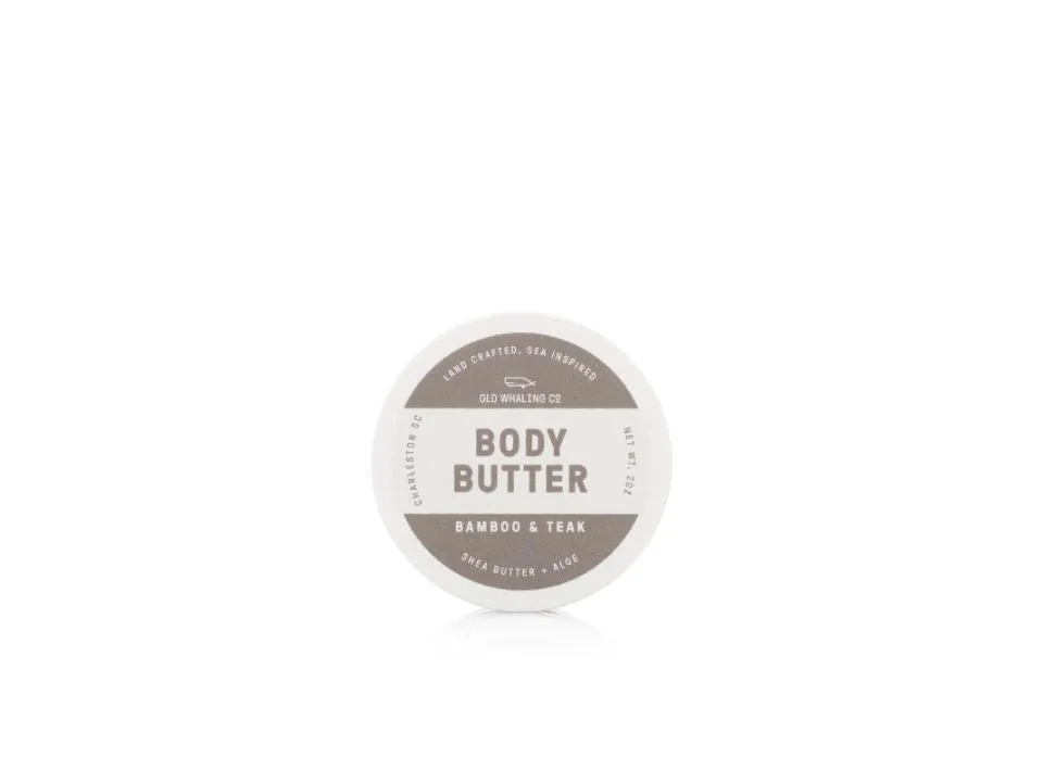 Travel Size Bamboo & Teak Body Butter - 2oz